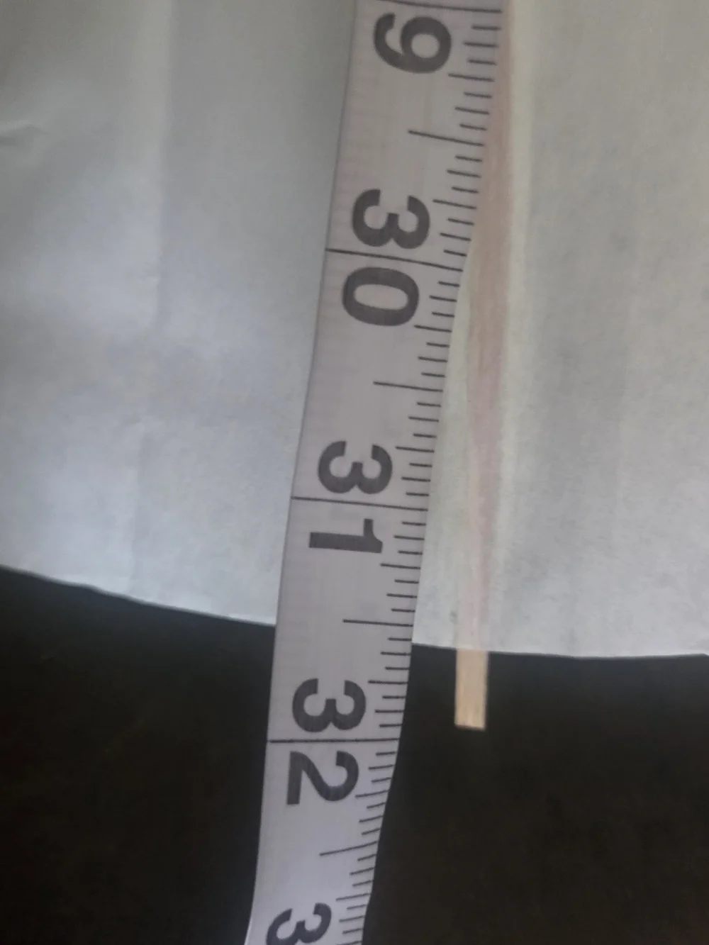 White Paper Parasol Umbrella Wood Bamboo Asian Wedding Decor 32”